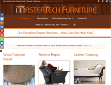 Tablet Screenshot of mastertechfurniture.com